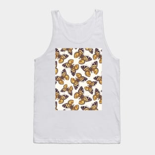 Painted lady butterfly pattern Tank Top